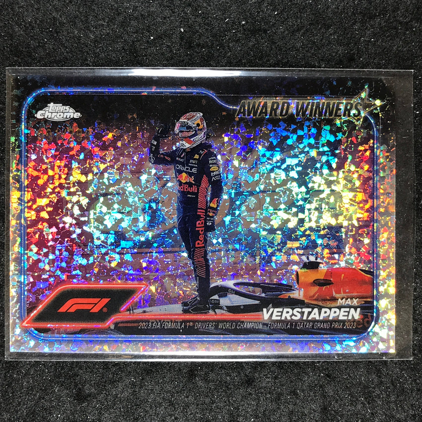 2024 Topps Chrome Formula 1 MAX VERSTAPPEN Mini Diamond 91/299 #183