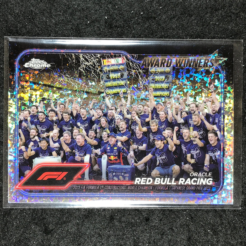 2024 Topps Chrome Formula 1 ORACLE RED BULL RACING Mini Diamond 75/299 #184