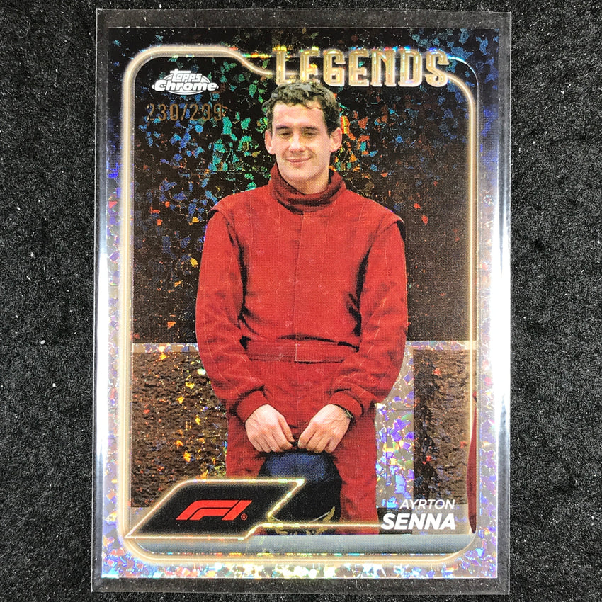 2024 Topps Chrome Formula 1 AYRTON SENNA Mini Diamond 230/299 #193