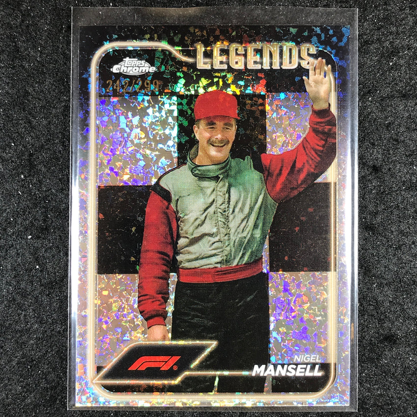 2024 Topps Chrome Formula 1 NIGEL MANSELL Mini Diamond 242/299 #194