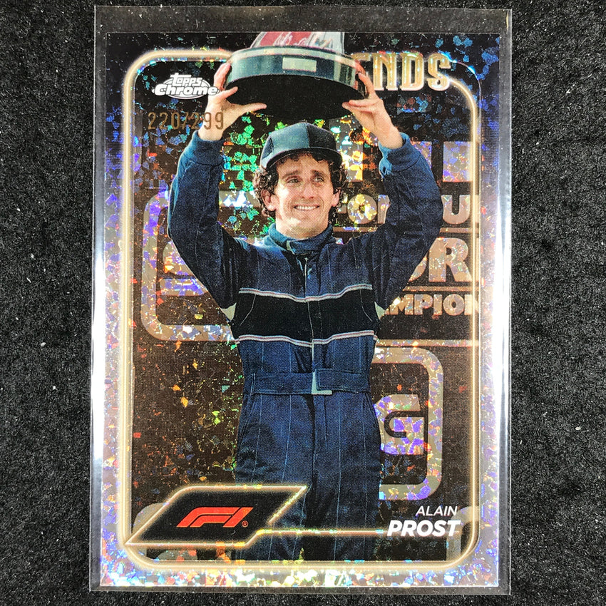 2024 Topps Chrome Formula 1 ALAIN PROST Mini Diamond 220/299 #195
