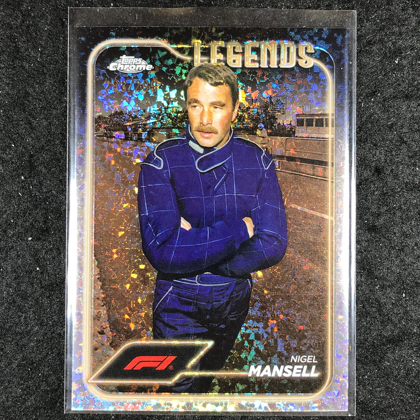 2024 Topps Chrome Formula 1 NIGEL MANSELL Mini Diamond 283/299 #199