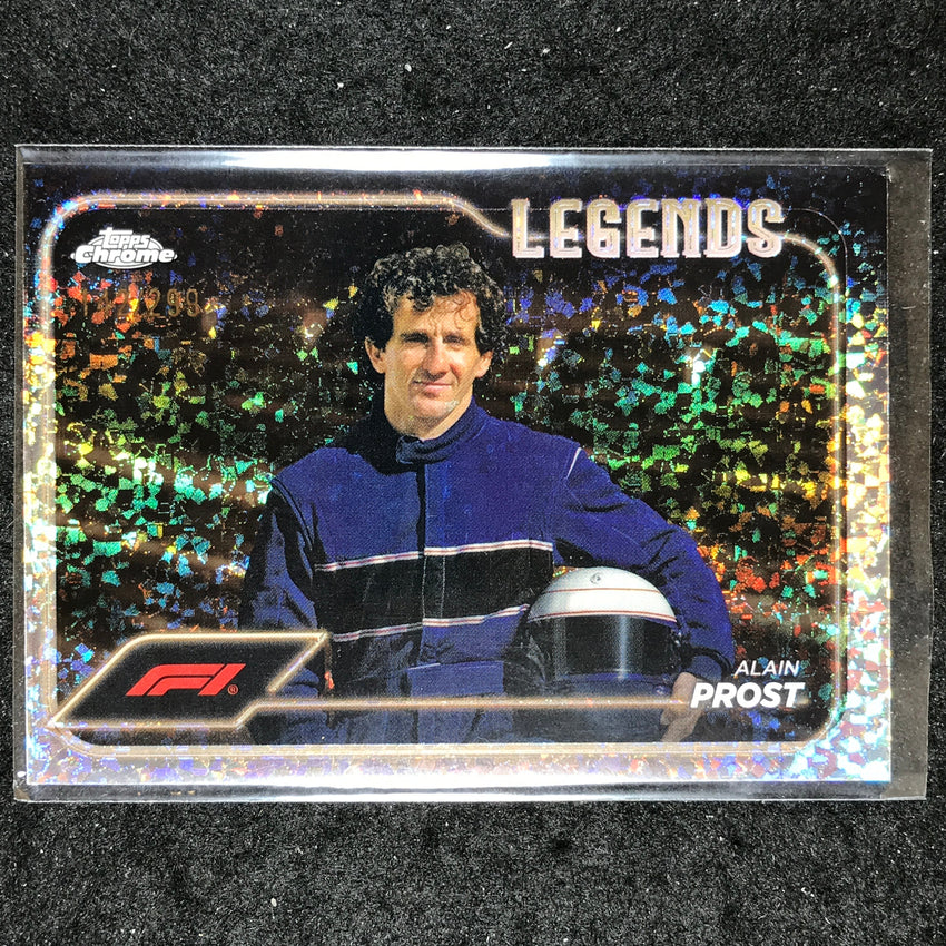 2024 Topps Chrome Formula 1 ALAIN PROST Mini Diamond 142/299 #200