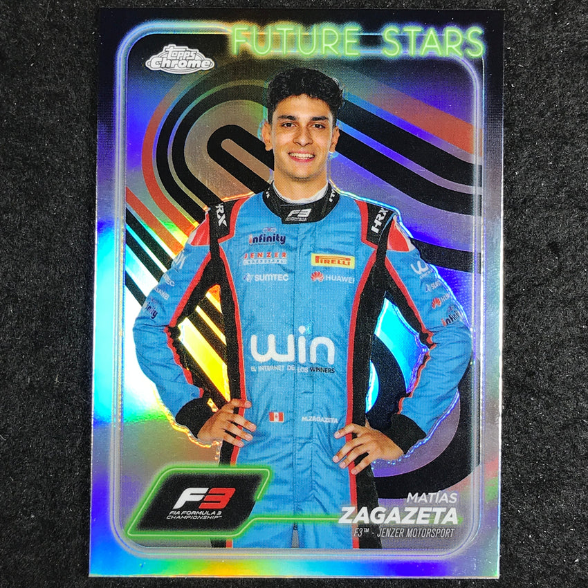 2024 Topps Chrome Formula 1 MATIAS ZAGAZETA Base Refractor #60