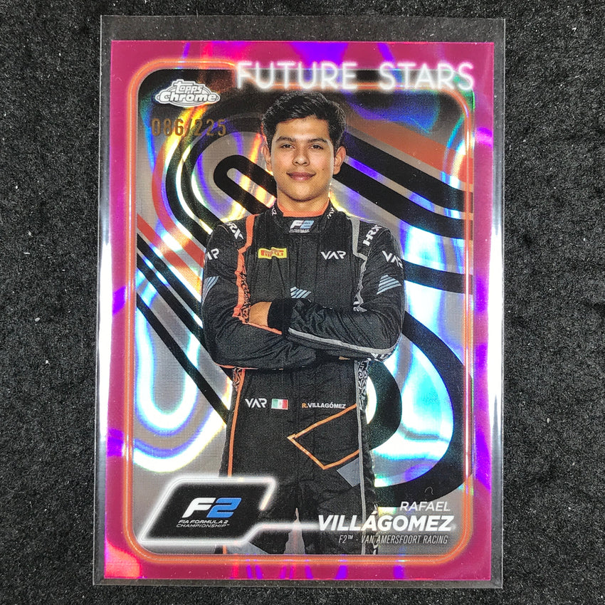 2024 Topps Chrome Formula 1 RAFAEL VILLAGOMEZ Fuchsia Lava 86/225 #40