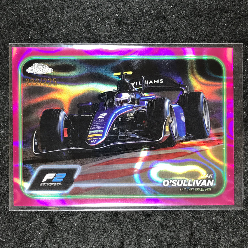 2024 Topps Chrome Formula 1 ZAK O'SULLIVAN Fuchsia Lava 222/225 #101