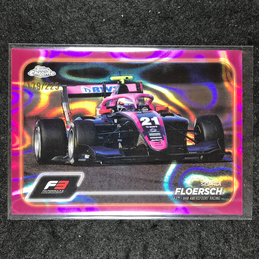 2024 Topps Chrome Formula 1 SOPHIA FLOERSCH Fuchsia Lava 179/225 #134
