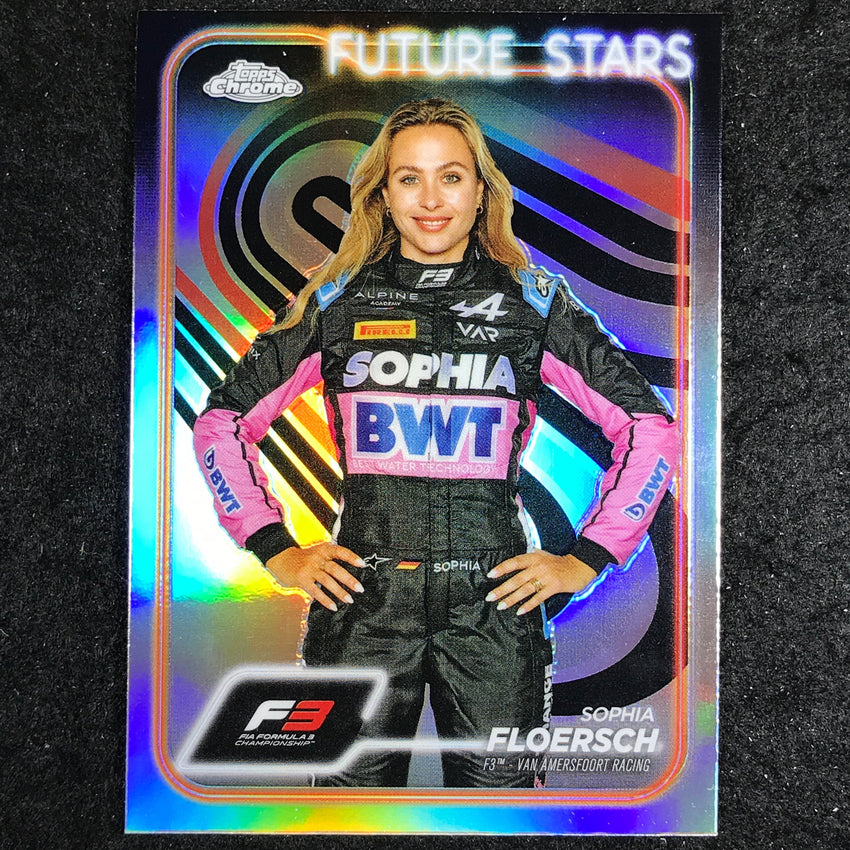 2024 Topps Chrome Formula 1 SOPHIA FLOERSCH Base Refractor #62