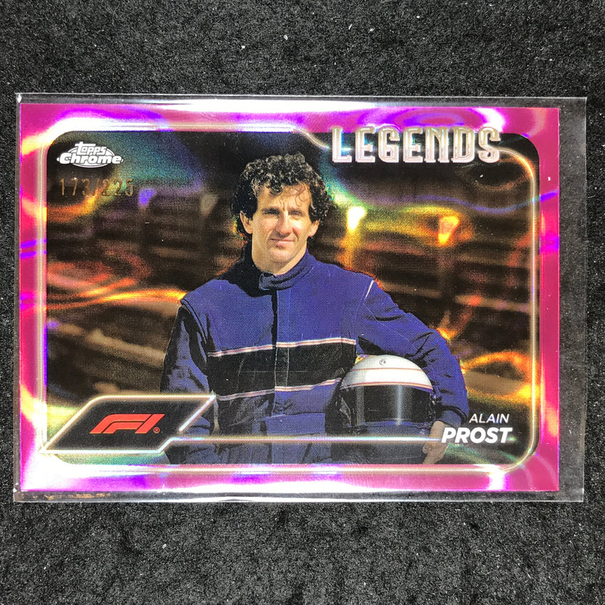 2024 Topps Chrome Formula 1 ALAIN PROST Fuchsia Lava 173/225 #200