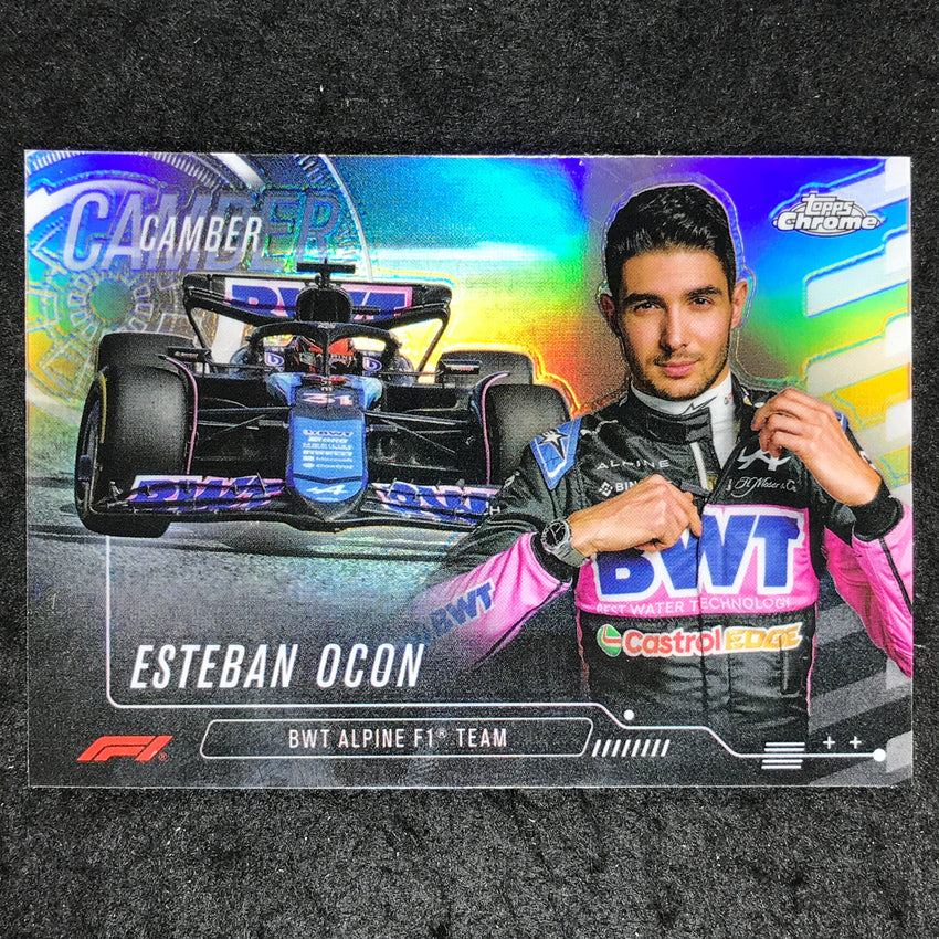 2024 Topps Chrome Formula 1 ESTEBAN OCON Camber Base #6