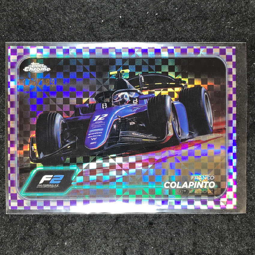 2024 Topps Chrome Formula 1 FRANCO COLAPINTO Purple Checker Flag 178/199 #96