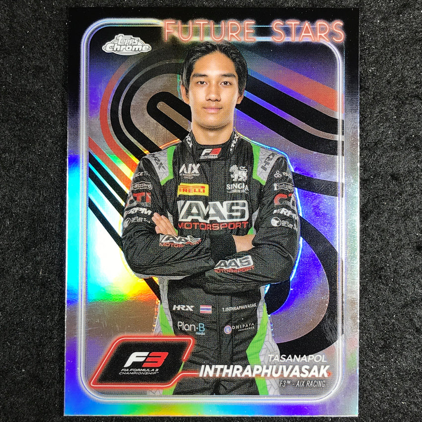 2024 Topps Chrome Formula 1 TASANAPOL INTHRAPHUVASAK Base Refractor #67