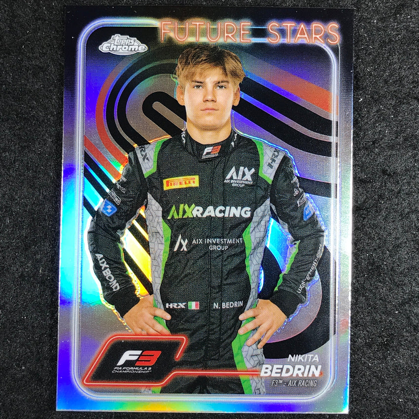 2024 Topps Chrome Formula 1 NIKITA BEDRIN Base Refractor #68