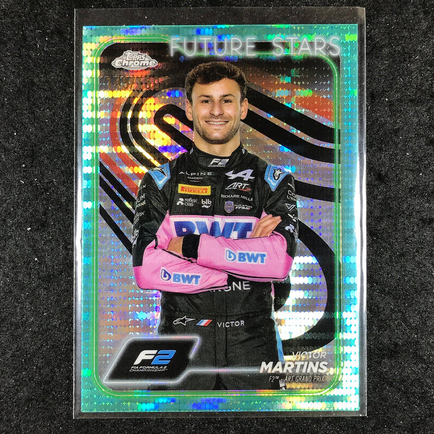2024 Topps Chrome Formula 1 VICTOR MARTINS Aqua Sonar 145/150 #30