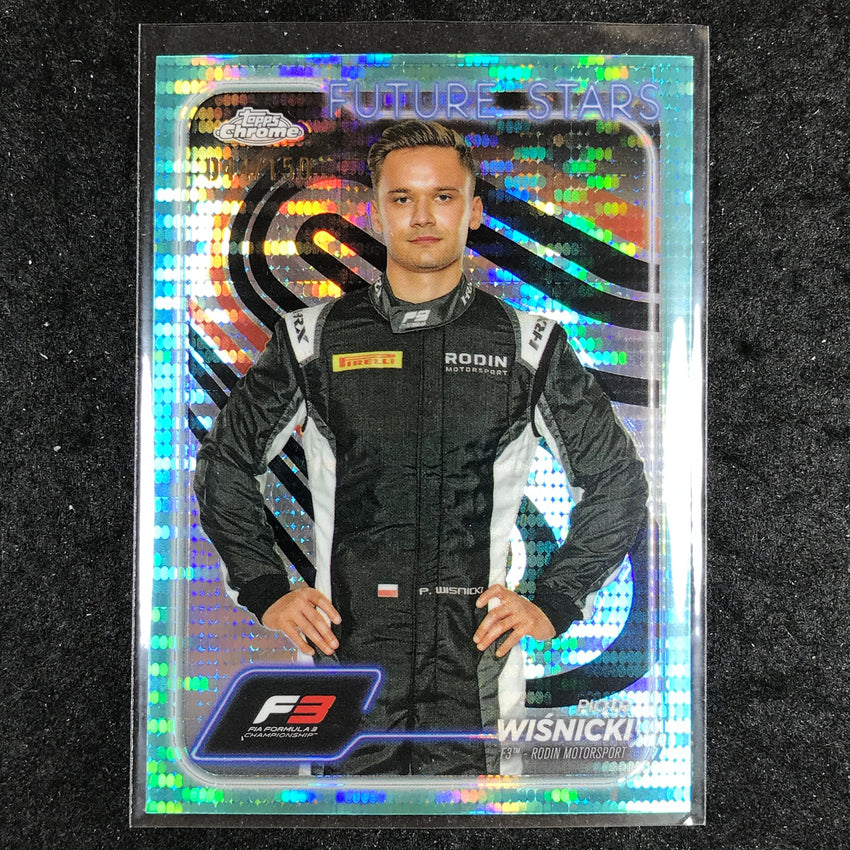 2024 Topps Chrome Formula 1 PIOTR WI?NICKI Aqua Sonar 44/150 #72