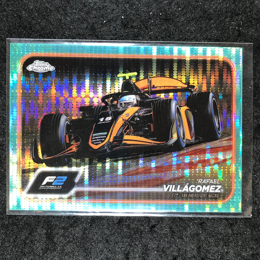 2024 Topps Chrome Formula 1 RAFAEL VILLAGOMEZ Aqua Sonar 21/150 #112