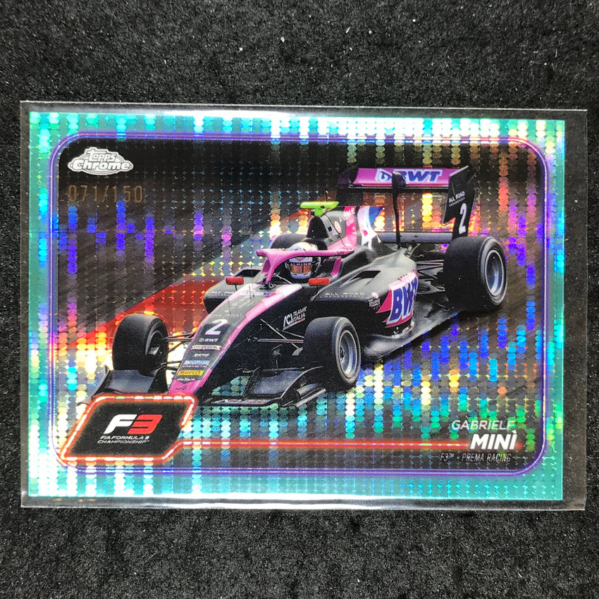 2024 Topps Chrome Formula 1 GABRIELE MINI Aqua Sonar 71/150 #116