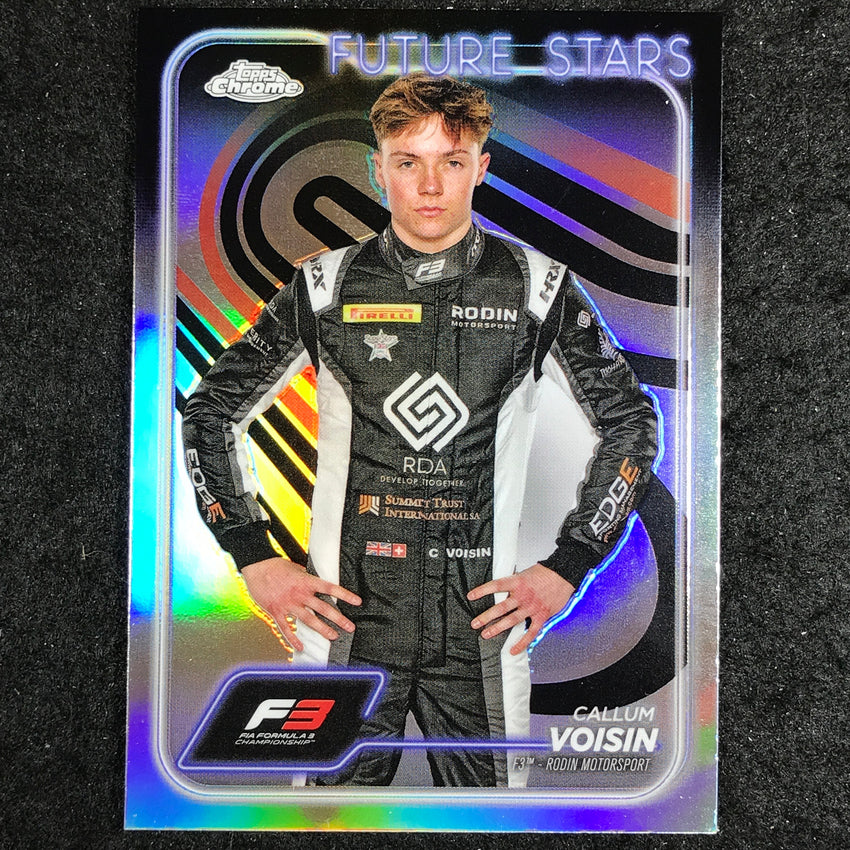 2024 Topps Chrome Formula 1 CALLUM VOISIN Base Refractor #70