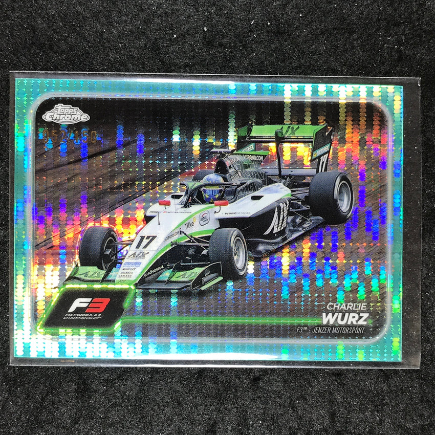 2024 Topps Chrome Formula 1 CHARLIE WURZ Aqua Sonar 52/150 #130
