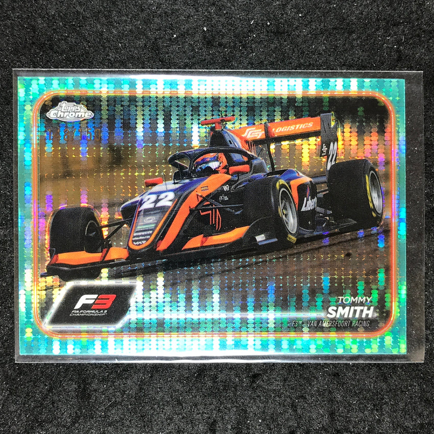 2024 Topps Chrome Formula 1 TOMMY SMITH Aqua Sonar 148/150 #135