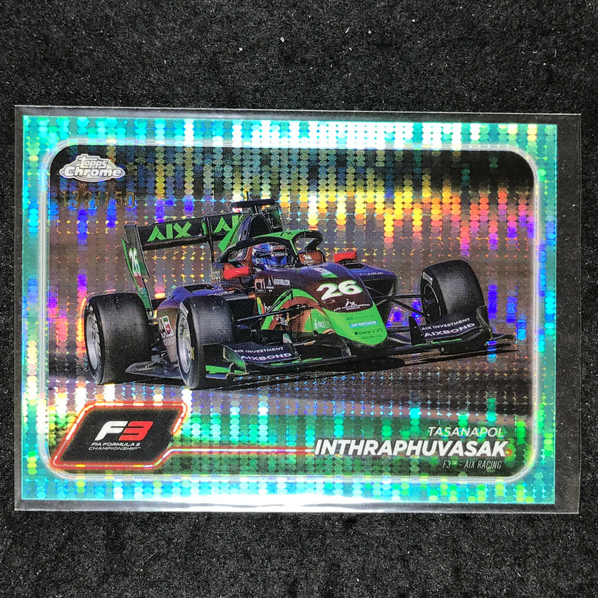 2024 Topps Chrome Formula 1 TASANAPOL INTHRAPHUVASAK Aqua Sonar 132/150 #139