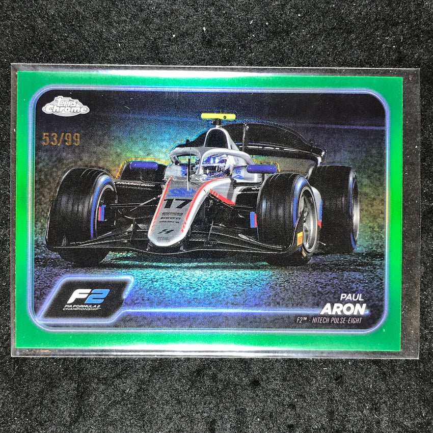 2024 Topps Chrome Formula 1 PAUL ARON Base Green 53/99 #103