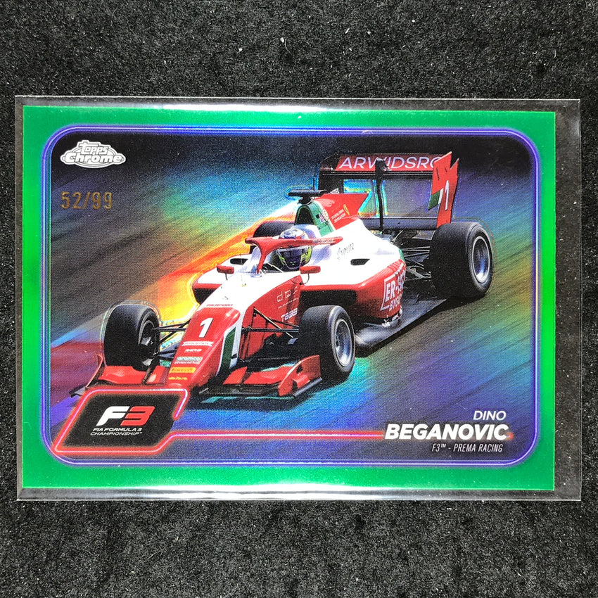 2024 Topps Chrome Formula 1 DINO BEGANOVIC Base Green 52/99 #115