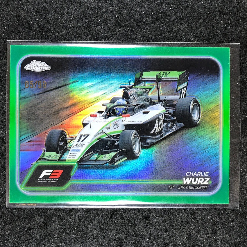 2024 Topps Chrome Formula 1 CHARLIE WURZ Base Green 5/99 #130
