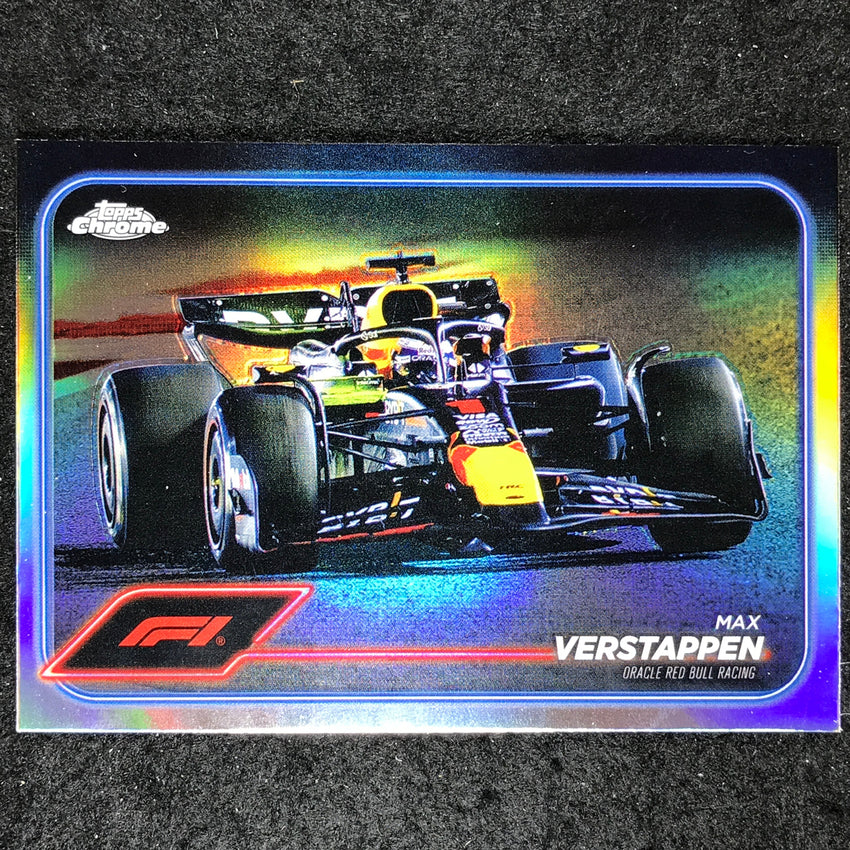 2024 Topps Chrome Formula 1 MAX VERSTAPPEN Base Refractor #73