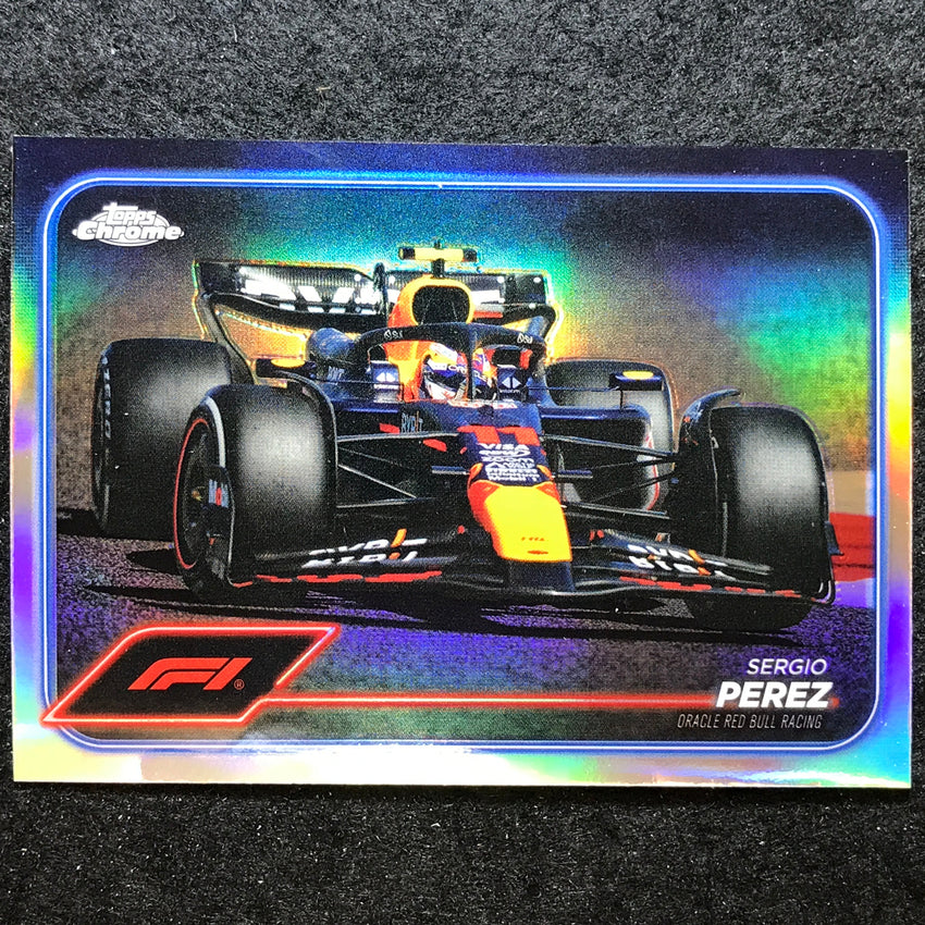 2024 Topps Chrome Formula 1 SERGIO PEREZ Base Refractor #74