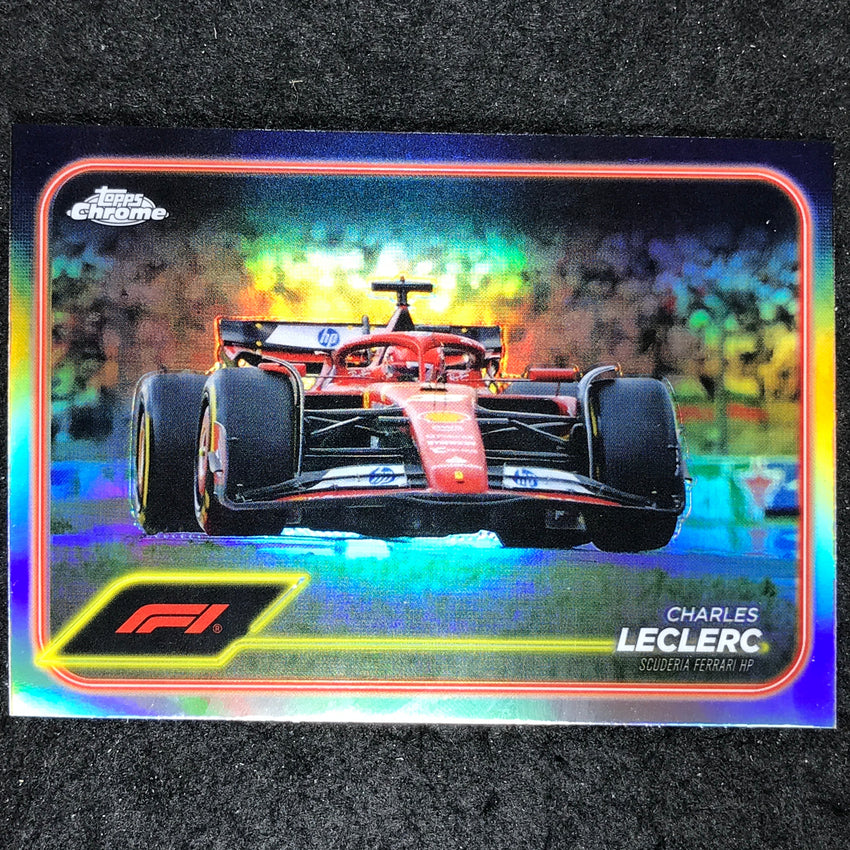 2024 Topps Chrome Formula 1 CHARLES LECLERC Base Refractor #75