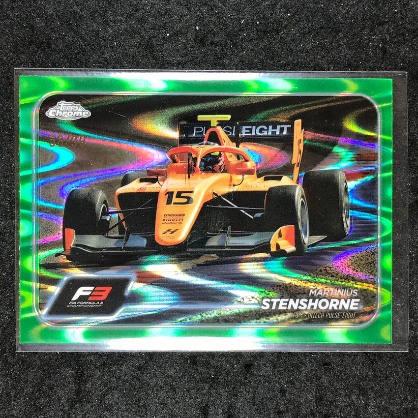 2024 Topps Chrome Formula 1 MARTINIUS STENSHORNE Green RayWave 58/99 #128