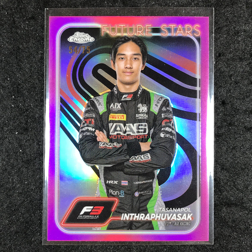 2024 Topps Chrome Formula 1 TASANAPOL INTHRAPHUVASAK Pink 54/75 #67