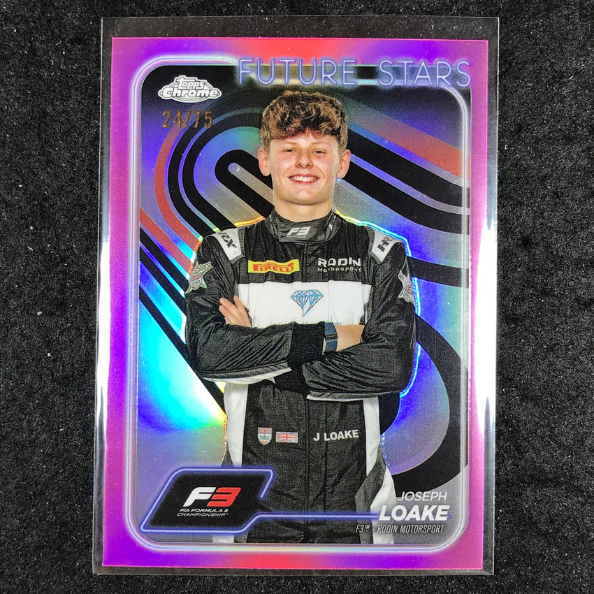 2024 Topps Chrome Formula 1 JOSEPH LOAKE Pink 24/75 #71