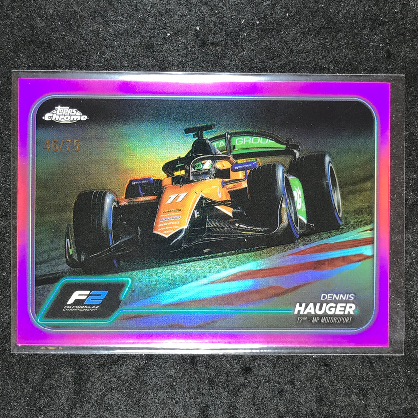 2024 Topps Chrome Formula 1 DENNIS HAUGER Pink 46/75 #95