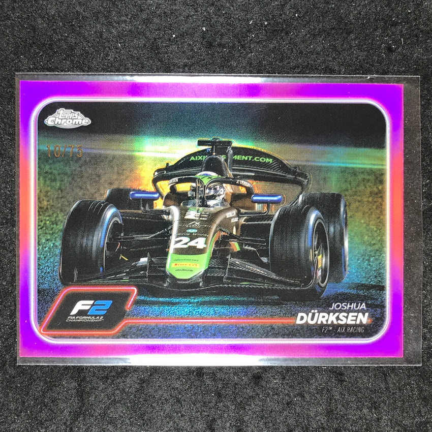 2024 Topps Chrome Formula 1 JOSHUA DURKSEN Pink 10/75 #107