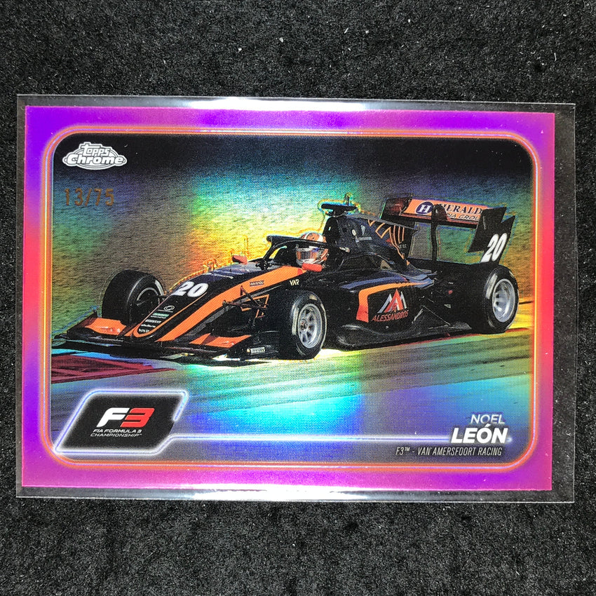 2024 Topps Chrome Formula 1 NOEL LEON Pink 13/75 #133