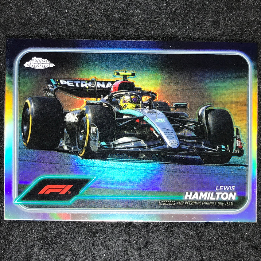 2024 Topps Chrome Formula 1 LEWIS HAMILTON Base Refractor #78
