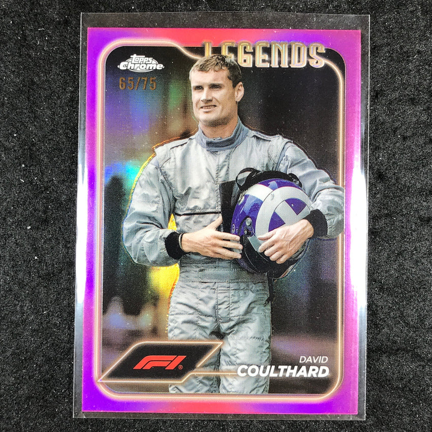 2024 Topps Chrome Formula 1 DAVID COULTHARD Pink 65/75 #196