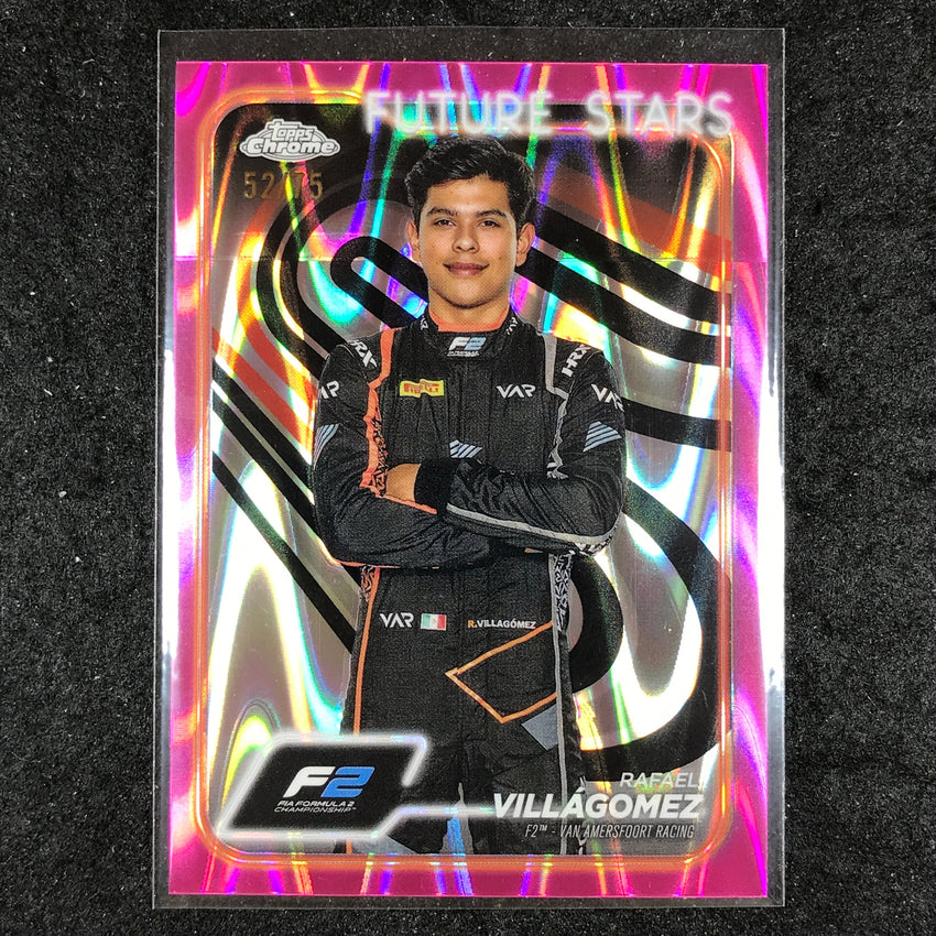 2024 Topps Chrome Formula 1 RAFAEL VILLAGOMEZ Pink RayWave 52/75 #40
