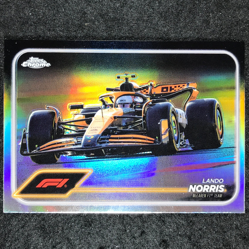 2024 Topps Chrome Formula 1 LANDO NORRIS Base Refractor #79