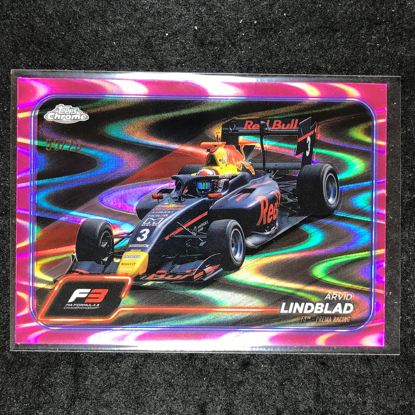 2024 Topps Chrome Formula 1 ARVID LINDBLAD Pink RayWave 55/75 #117