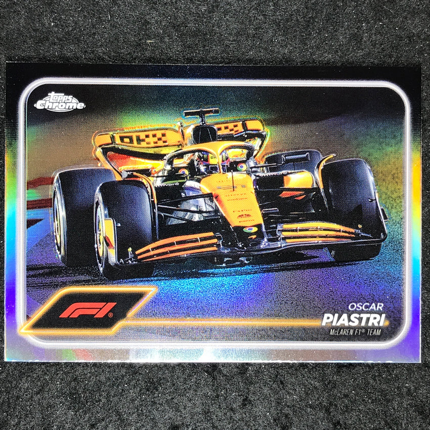 2024 Topps Chrome Formula 1 OSCAR PIASTRI Base Refractor #80