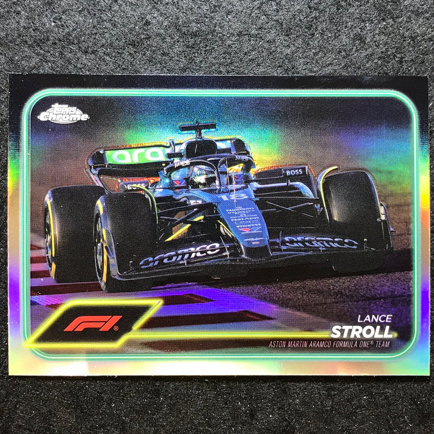 2024 Topps Chrome Formula 1 LANCE STROLL Base Refractor #84