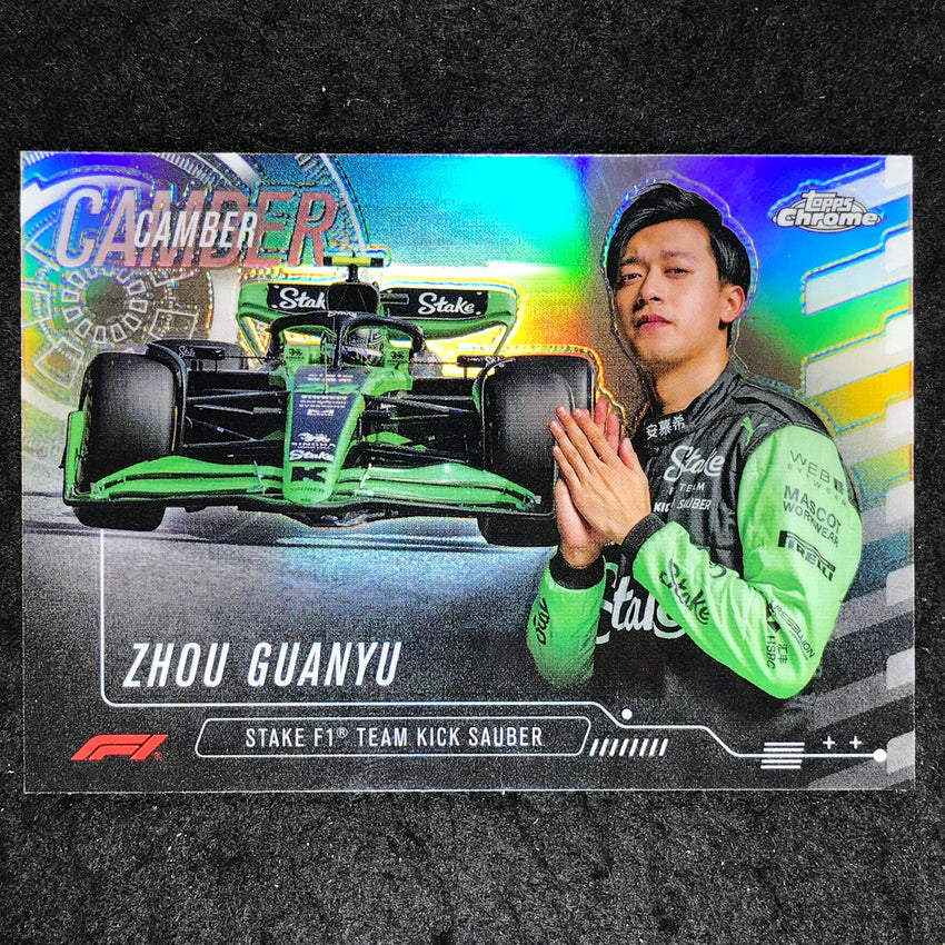 2024 Topps Chrome Formula 1 ZHOU GUANYU Camber Base #8