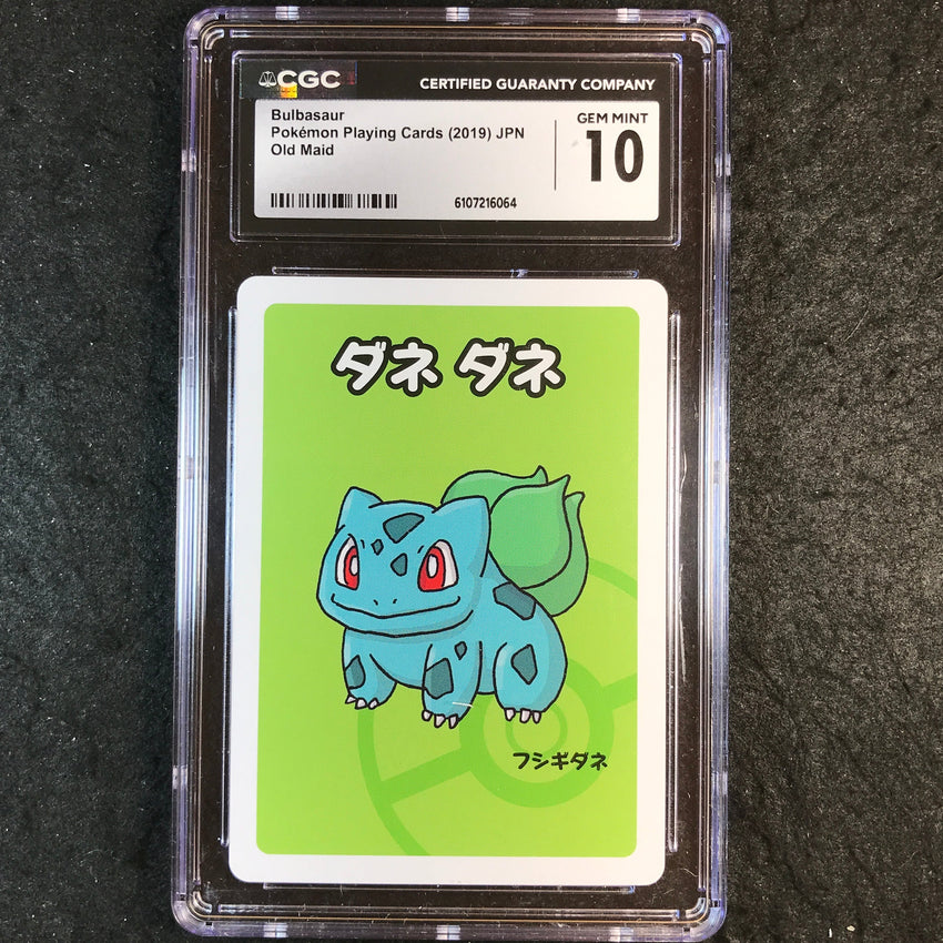 JAPANESE CGC 10 Bulbasaur - Pokemon Playing Cards 2019 Old Maid 064