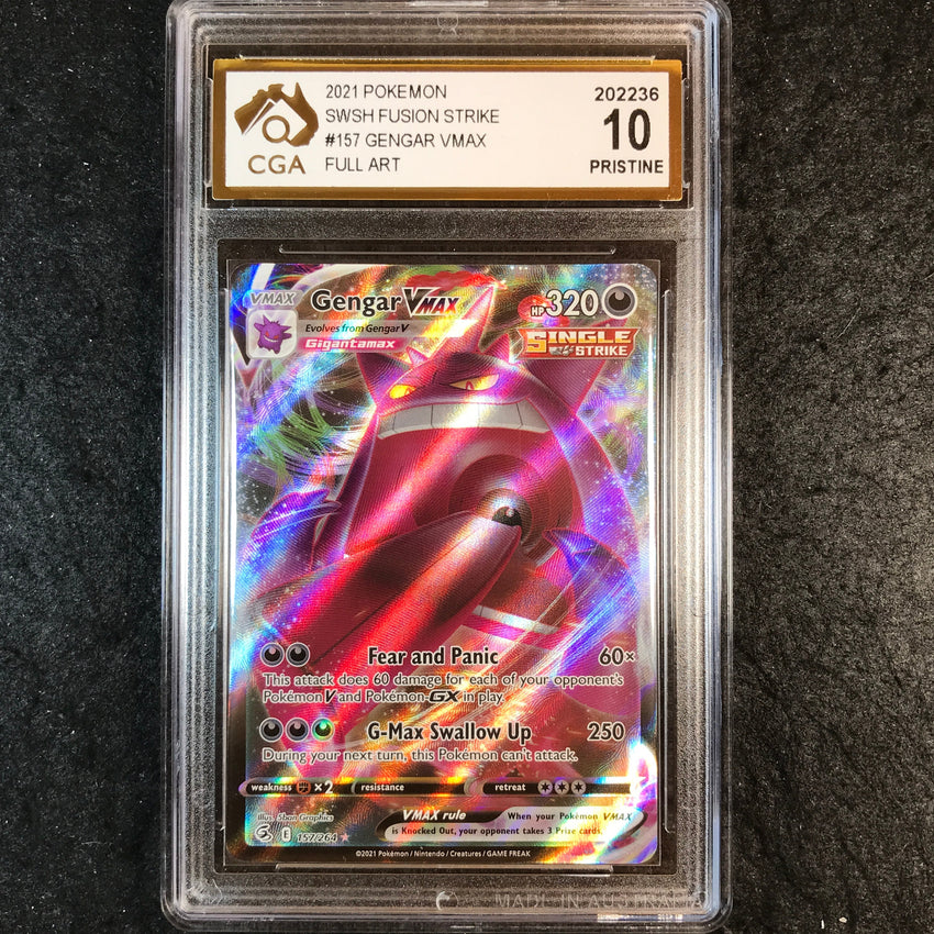 CGA 10 Gengar VMAX - 157/264 - Full Art Fusion Strike 236