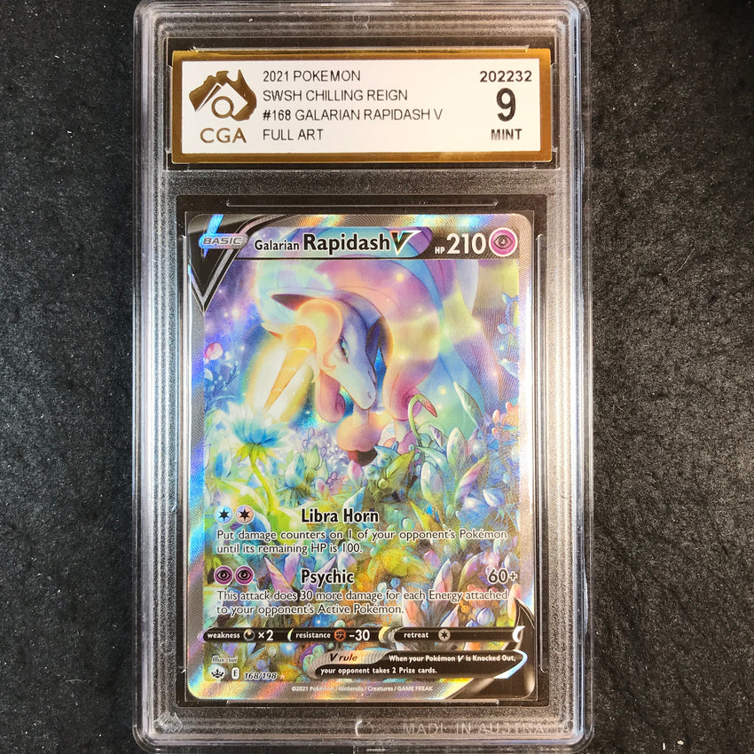 CGA 9 Galarian Rapidash V - 168/198 - Full Art Chilling Reign 232