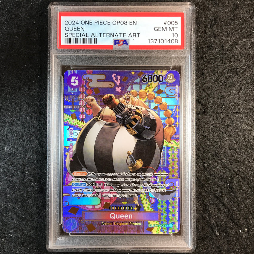 PSA 10 Queen - ST04-005 - Special Alternate Art SP Two Legends 408