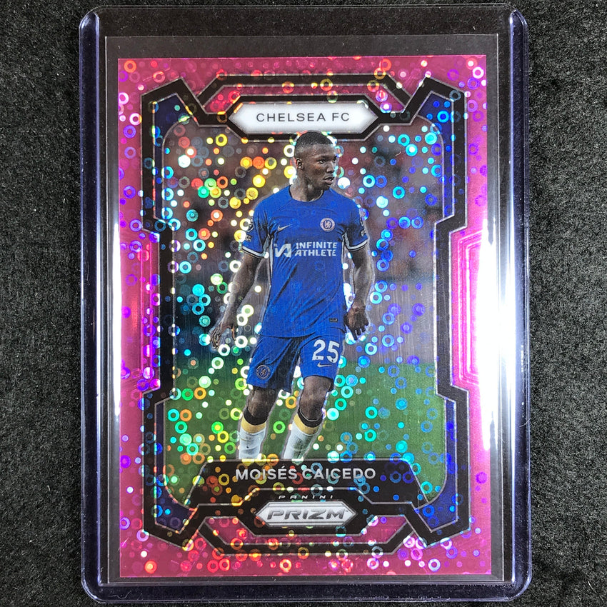 2023-24 Prizm Epl Moises Caicedo Breakaway Pink 57/149 #185